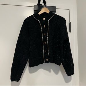 Urban Revivo Metal Trim Button Up Cardigan